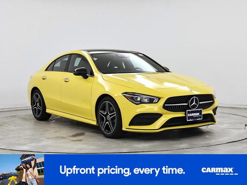 Yellow 2022 Mercedes-Benz CLA 250