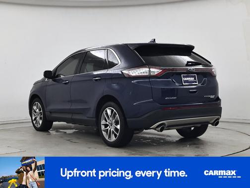 Blue 2017 Ford Edge Titanium