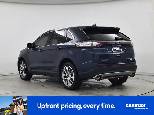Blue 2017 Ford Edge Titanium