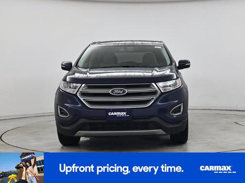 Blue 2017 Ford Edge Titanium