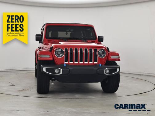 Red 2023 Jeep Wrangler 4xe Unlimited Sahara