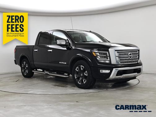 Black 2021 Nissan Titan Platinum Reserve