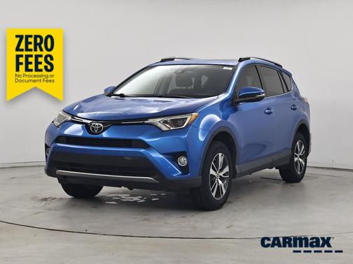 Blue 2018 Toyota RAV4 XLE
