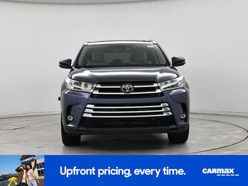 Blue 2019 Toyota Highlander Limited Platinum
