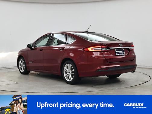 Red 2018 Ford Fusion Hybrid SE