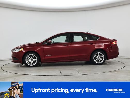 Red 2018 Ford Fusion Hybrid SE