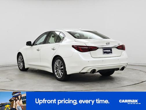 White 2023 INFINITI Q50 Luxe