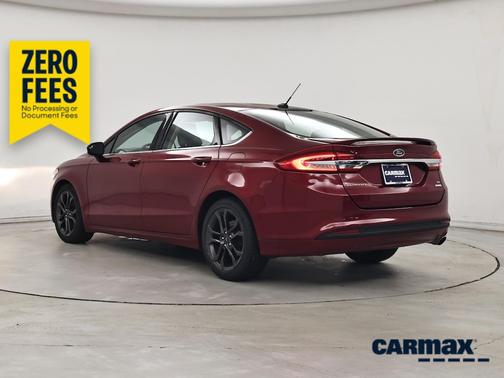 Burgundy 2018 Ford Fusion SE