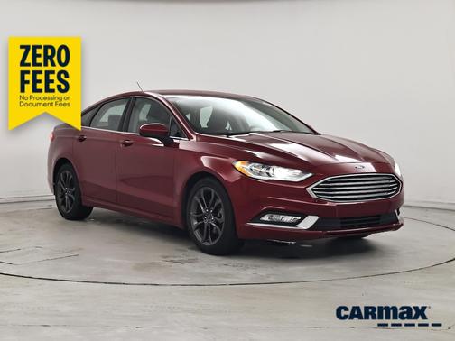 Burgundy 2018 Ford Fusion SE