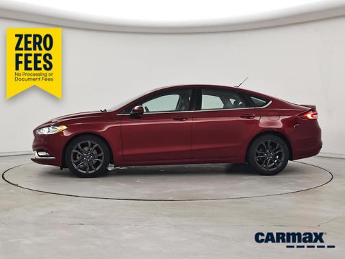 Burgundy 2018 Ford Fusion SE