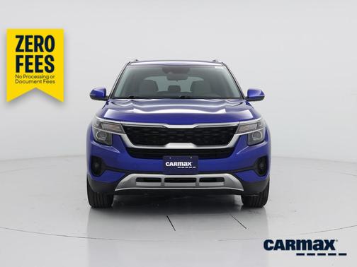 Blue 2022 Kia Seltos EX