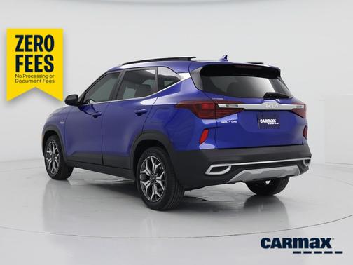 Blue 2022 Kia Seltos EX