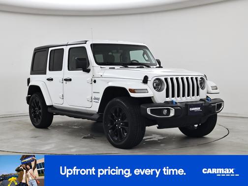 White 2022 Jeep Wrangler Unlimited 4xe Unlimited Sahara