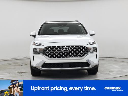 White 2022 Hyundai SANTA FE SEL