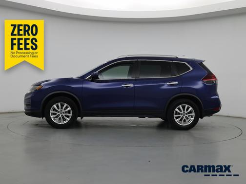 Blue 2020 Nissan Rogue SV