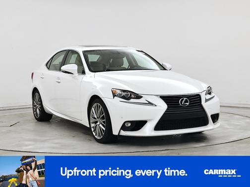 White 2015 Lexus IS 250