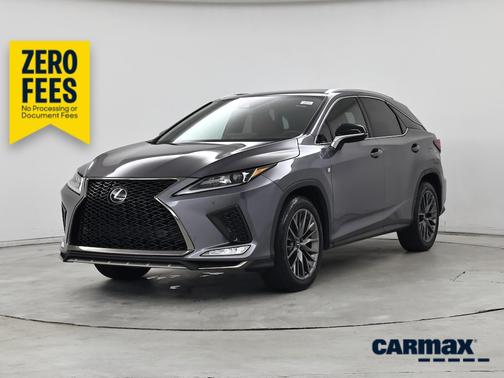 Gray 2022 Lexus RX 350 F-SPORT Handling