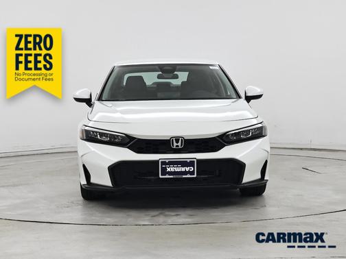 White 2025 Honda Civic LX