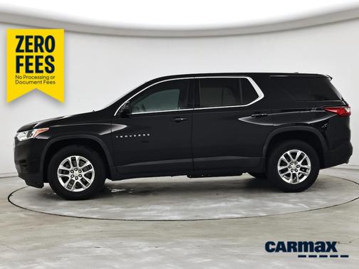 Black 2021 Chevrolet Traverse LS