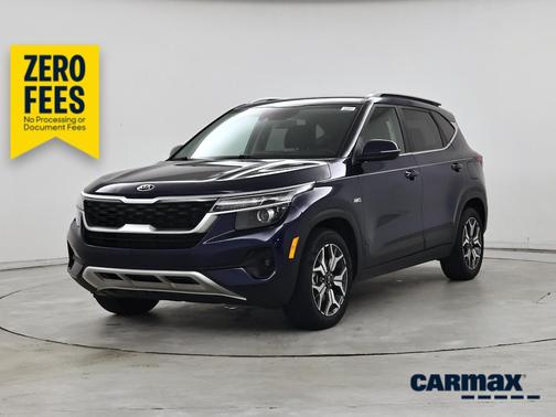 Blue 2021 Kia Seltos EX