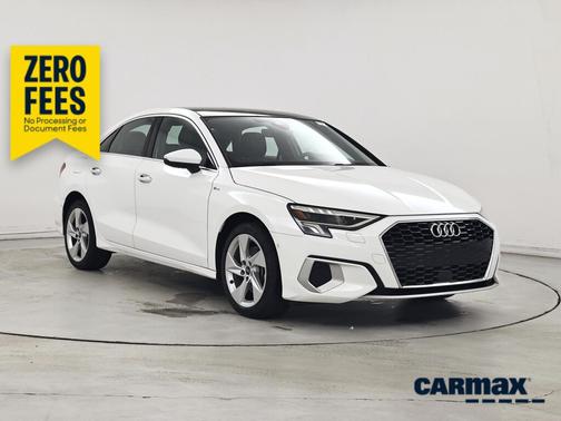 White 2023 Audi A3 Premium