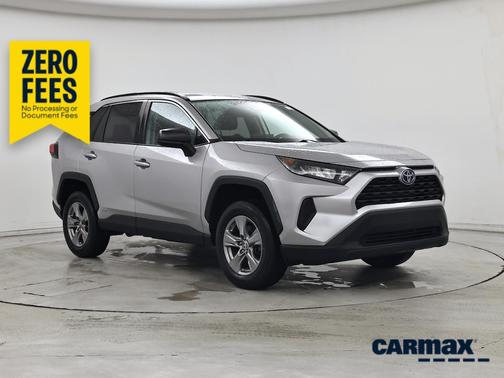 Silver 2022 Toyota RAV4 Hybrid LE