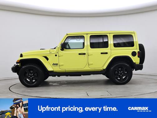 Green 2022 Jeep Wrangler Unlimited Sahara Altitude