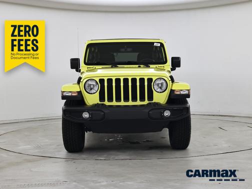 Green 2022 Jeep Wrangler Unlimited Sahara Altitude
