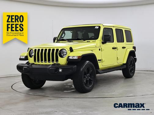 Green 2022 Jeep Wrangler Unlimited Sahara Altitude
