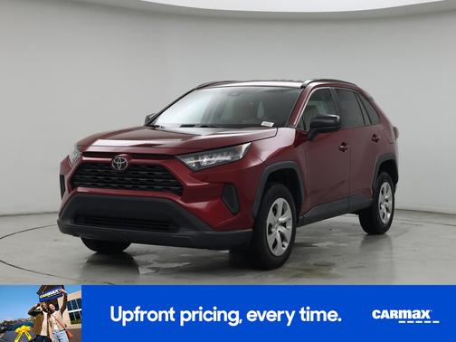 Red 2019 Toyota RAV4 LE