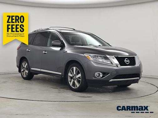 Gray 2016 Nissan Pathfinder Platinum