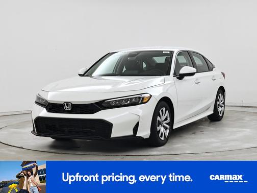White 2025 Honda Civic LX