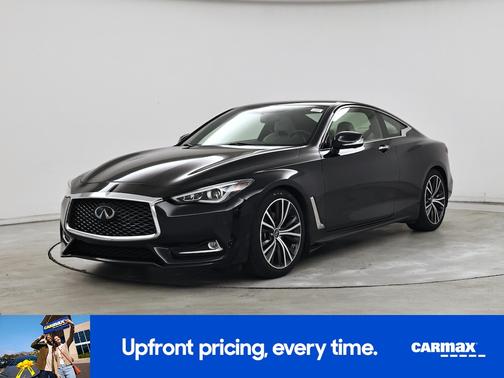 Black 2021 INFINITI Q60 Luxe