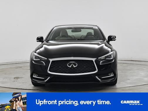 Black 2021 INFINITI Q60 Luxe