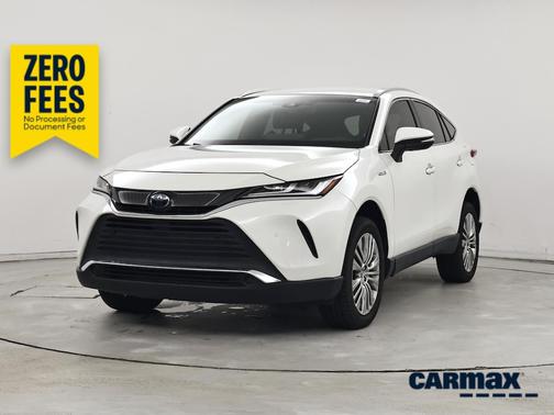 White 2021 Toyota Venza XLE