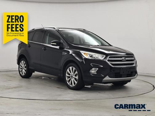 Black 2017 Ford Escape Titanium