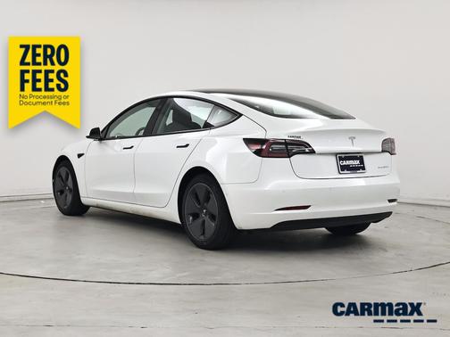 White 2021 Tesla Model 3 Long Range