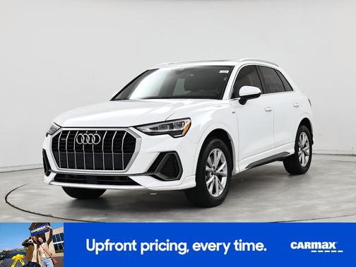 White 2022 Audi Q3 S-Line Premium