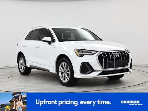 White 2022 Audi Q3 S-Line Premium