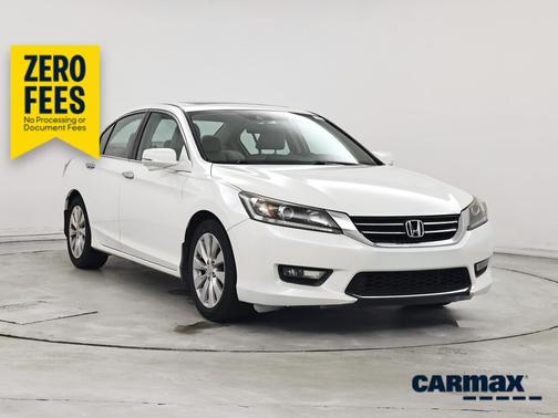 White 2015 Honda Accord EX-L