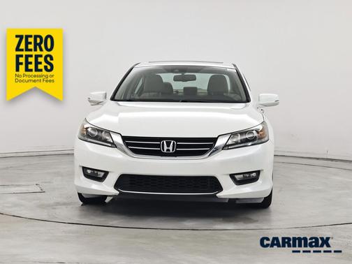 White 2015 Honda Accord EX-L
