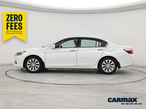 White 2015 Honda Accord EX-L