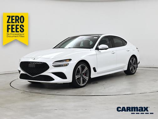 White 2025 Genesis G70 Sport Advanced