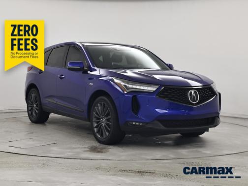 Blue 2022 Acura RDX SH-AWD A-Spec Advance