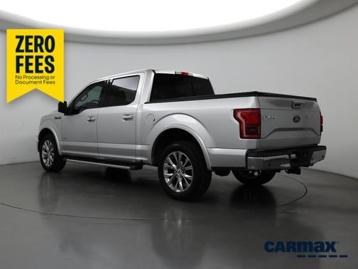 Silver 2016 Ford F-150 Lariat