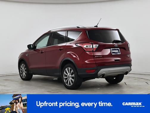 Red 2017 Ford Escape Titanium