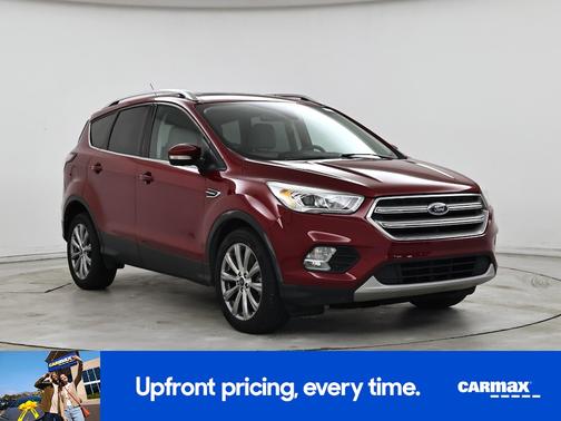 Red 2017 Ford Escape Titanium