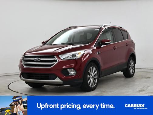 Red 2017 Ford Escape Titanium