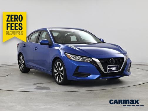 Blue 2023 Nissan Sentra SV