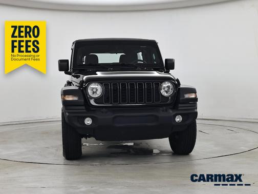 Black 2024 Jeep Wrangler Sport
